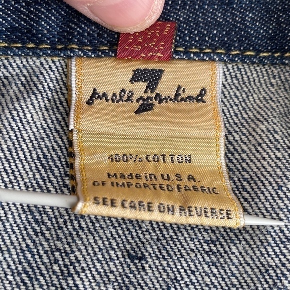 7 for all mankind girl's jean jacket size L - Picture 7 of 9